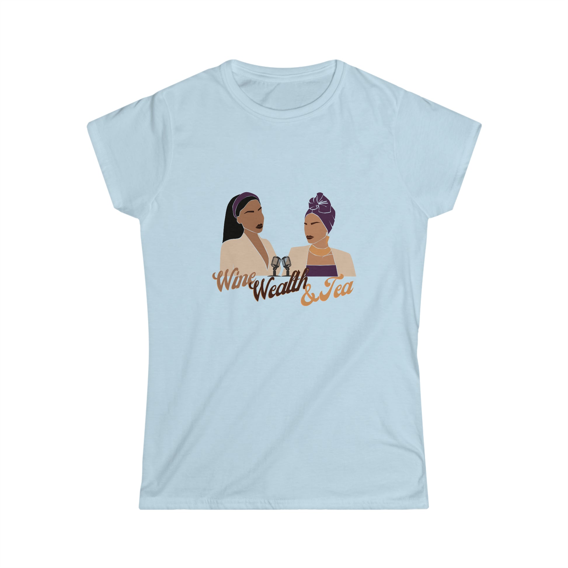 Hey Girl Tee - Light Blue / S - T-Shirt