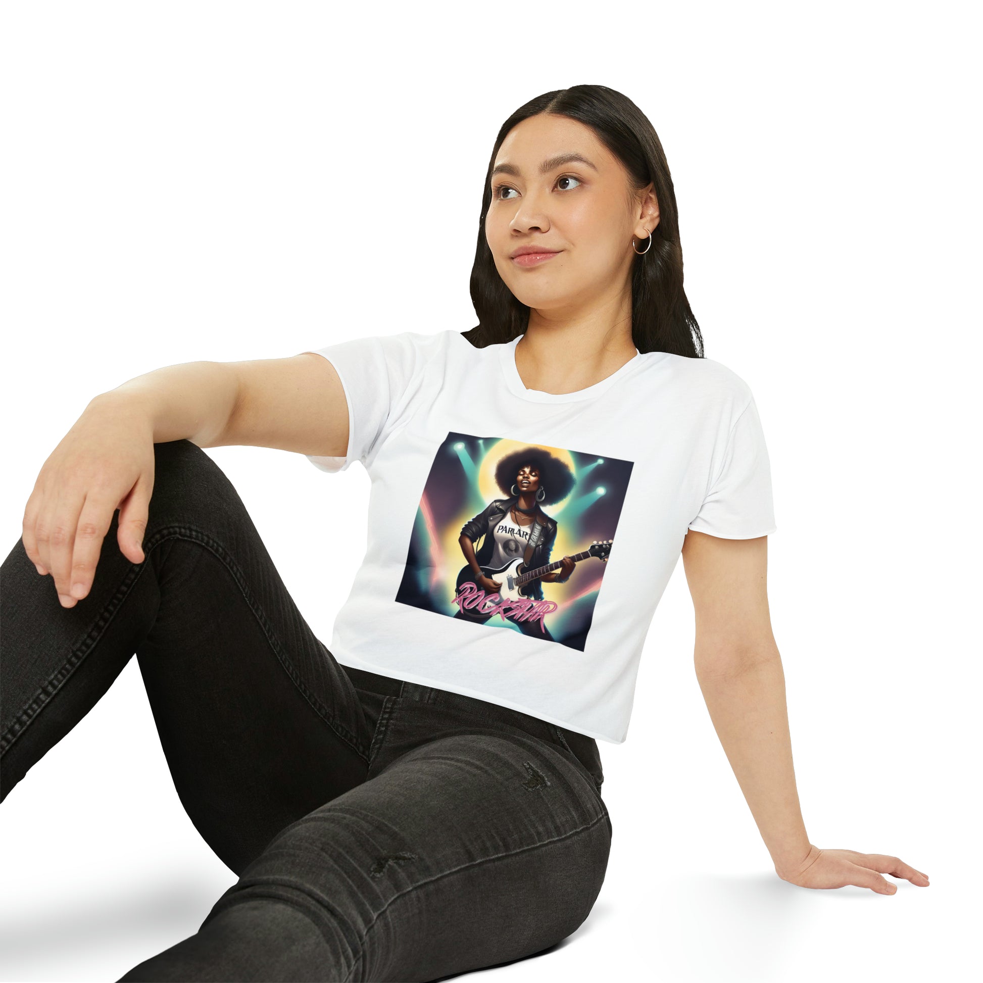 Rock Star Crop - T-Shirt