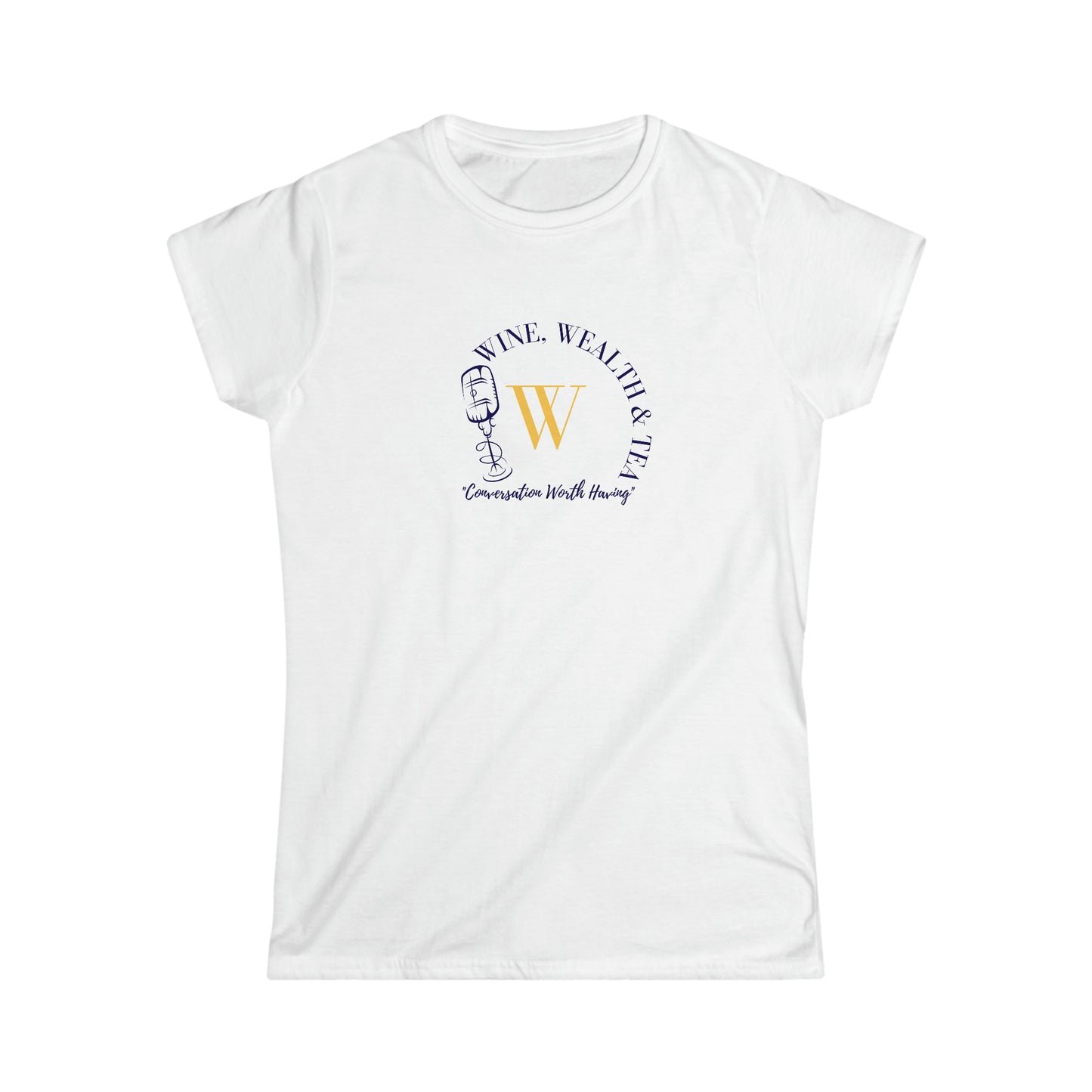 WWT Logo Tee - White / S - T-Shirt
