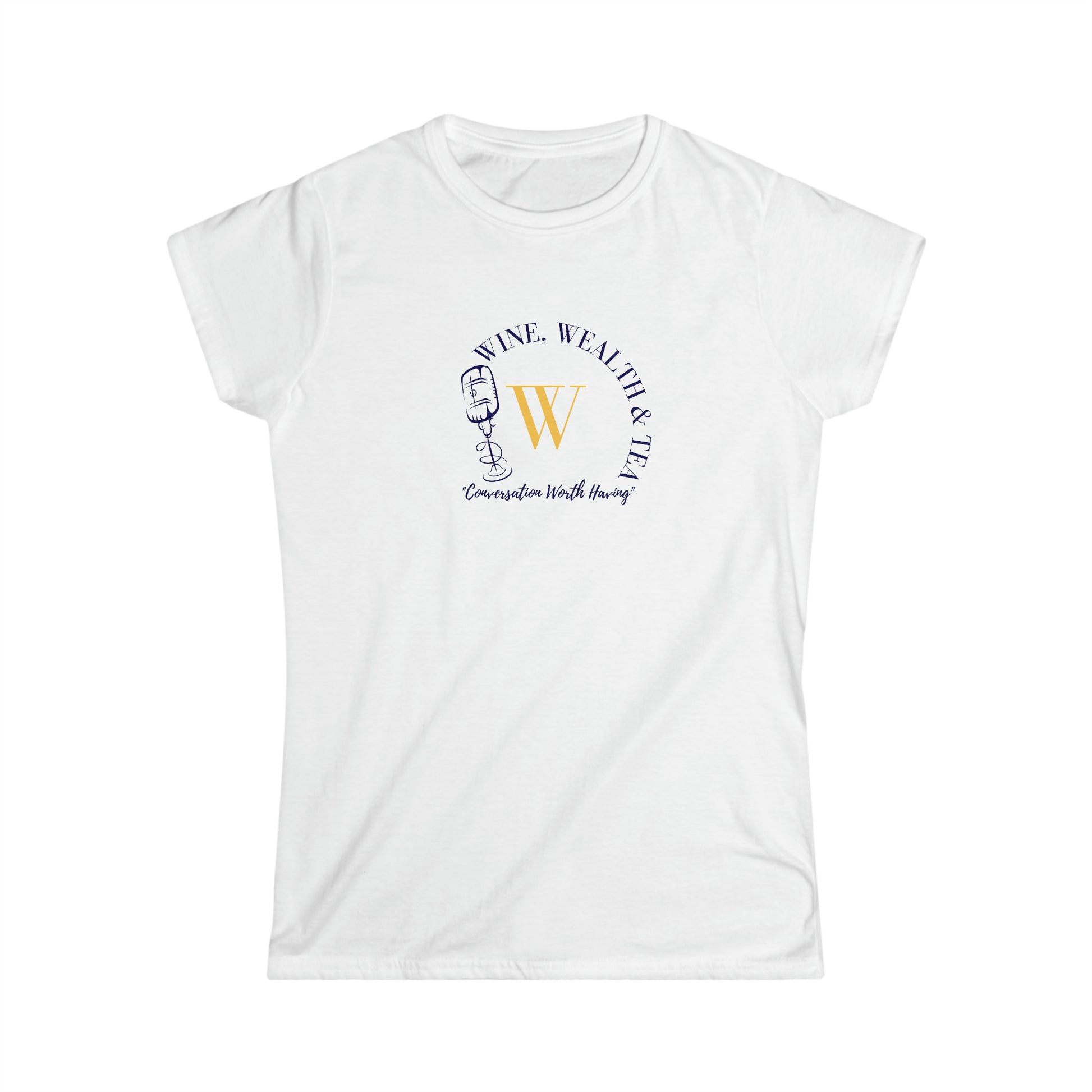 WWT Logo Tee - White / S - T-Shirt
