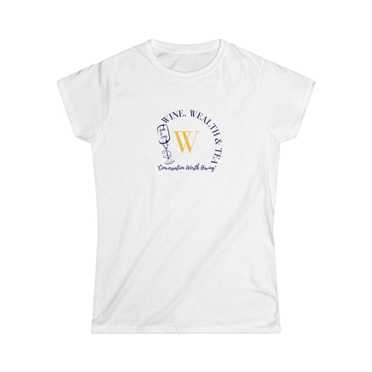 WWT Logo Tee - White / S - T-Shirt