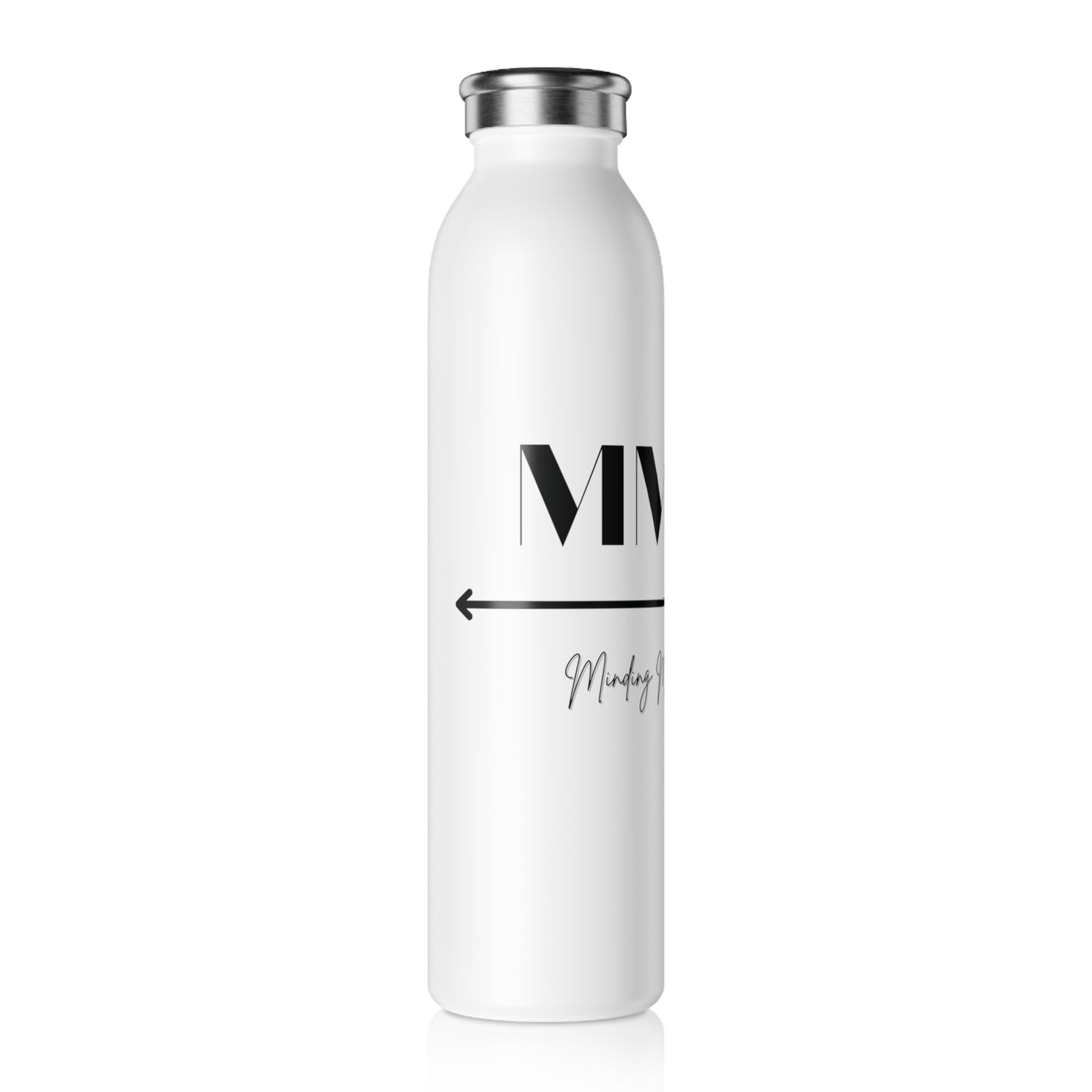 Minding My Black Business-Slim Water Bottle