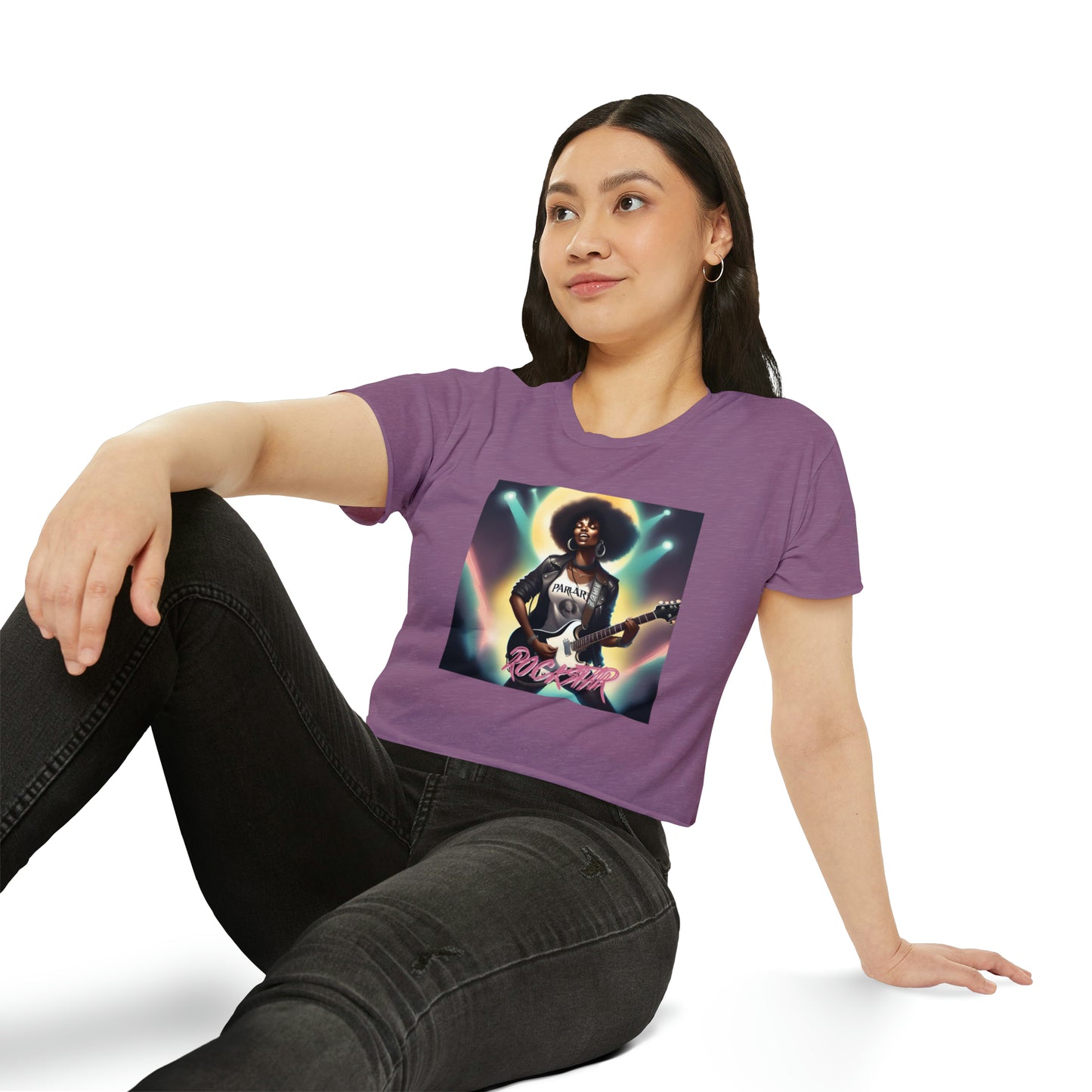 Rock Star Crop - T-Shirt