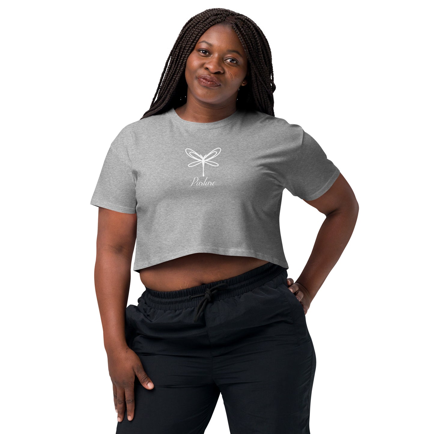Women’s crop top - Athletic Heather / XS