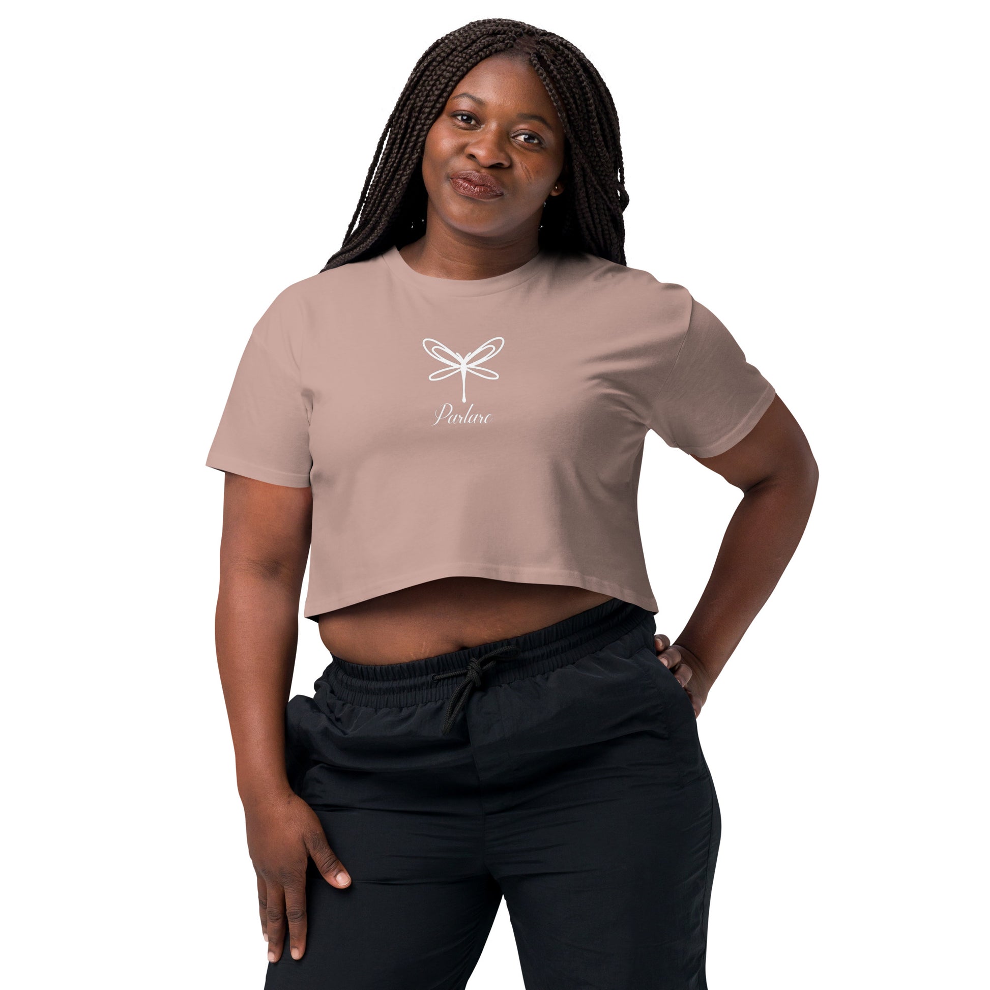 Women’s crop top - Hazy Pink / XS