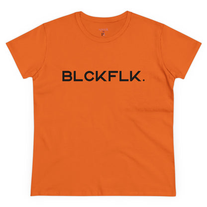 Blckflk Tee - Orange / S - T-Shirt