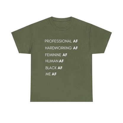 Really Black AF Tee - Military Green / S - T-Shirt