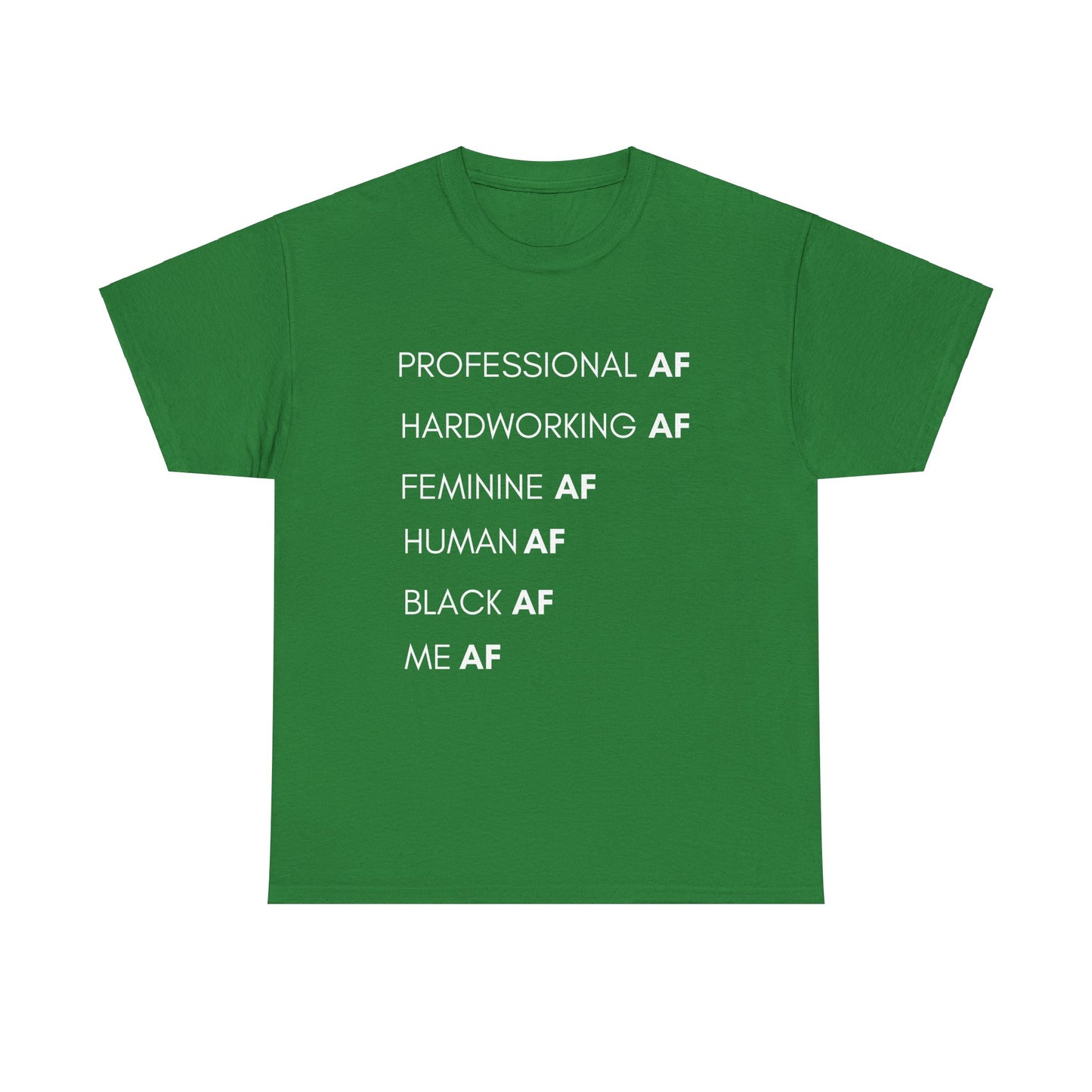 Really Black AF Tee - Turf Green / S - T-Shirt