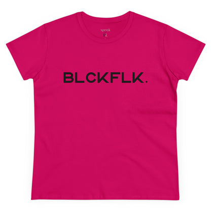 Blckflk Tee - Heliconia / S - T-Shirt