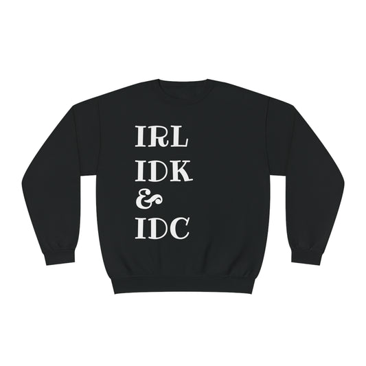 In Real Life Sweatshirt 2 - Black / XL - Sweatshirt