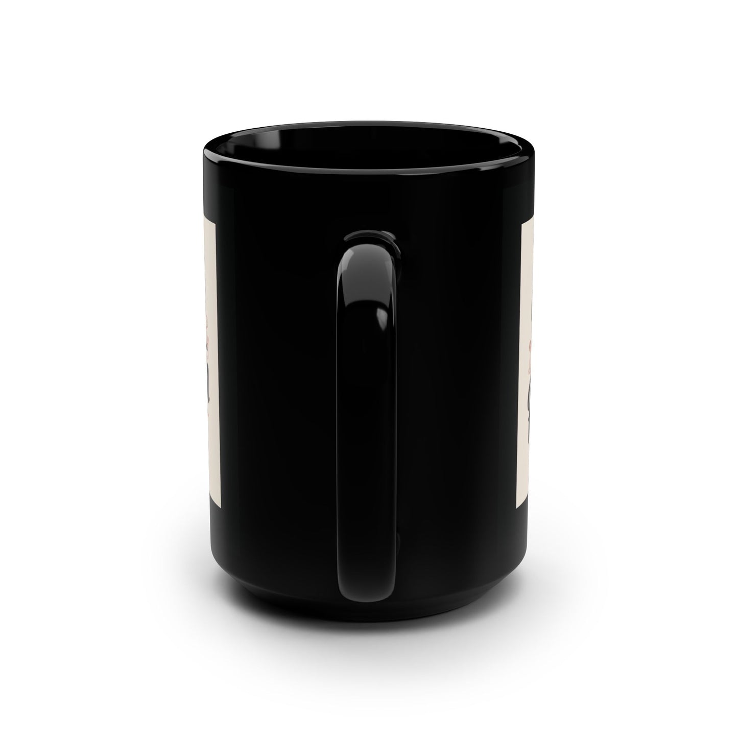 15oz Black Mug — "My Therapist Said, Not My Problem" Coffee Cup