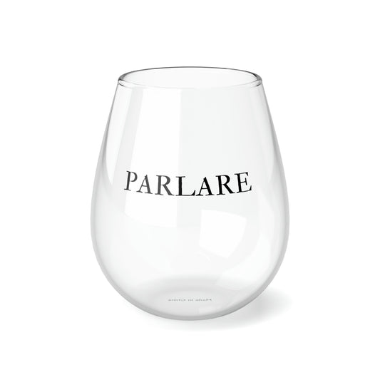 Parlare Black Wine Glass, 11.75oz