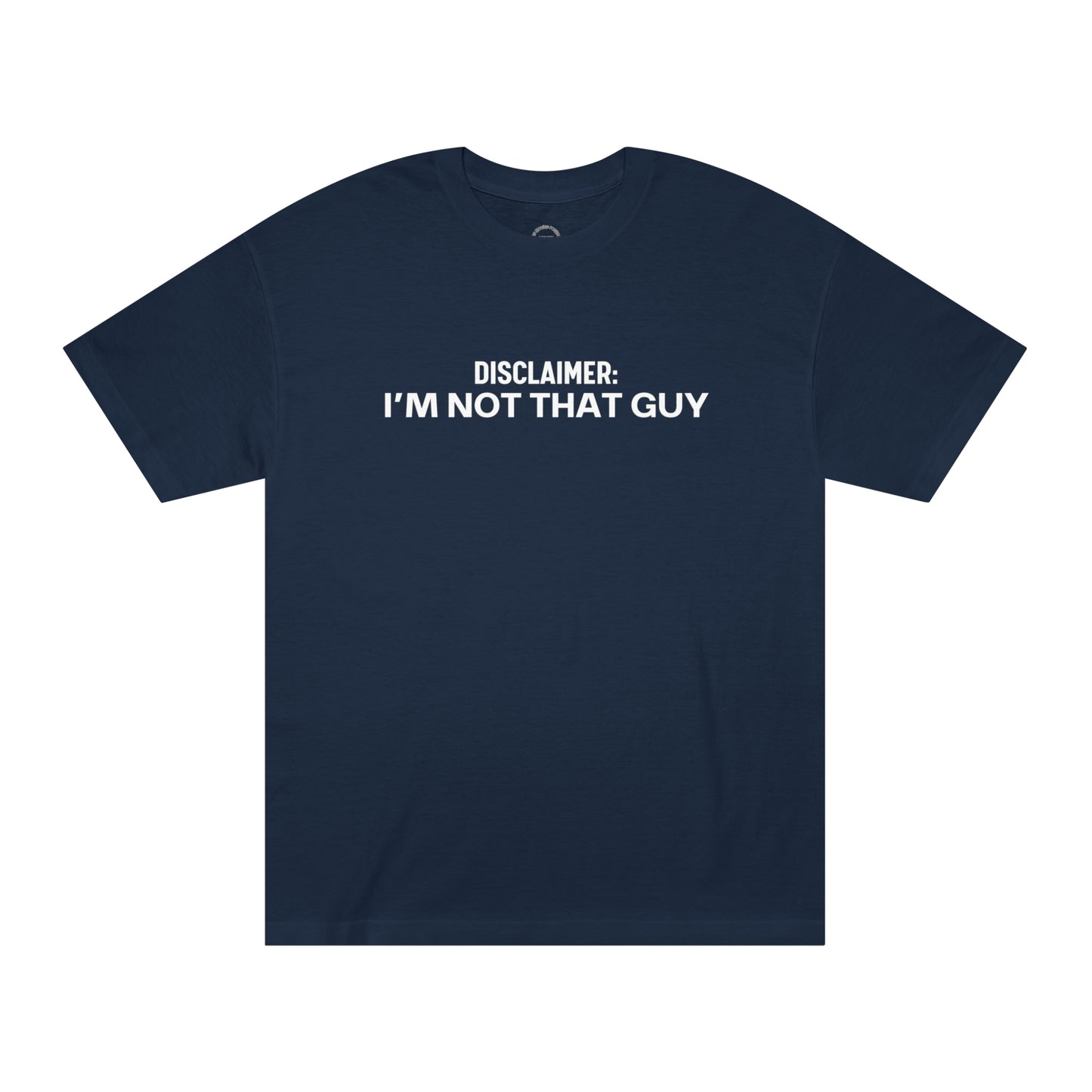 Disclaimer Tee 2 - Navy / S - T-Shirt